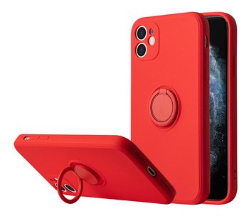 Vennus Silicone Ring do Iphone 11 Pro Czerwony