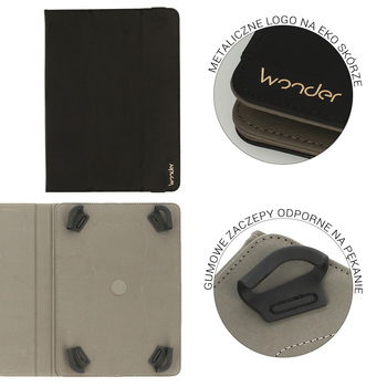 Wonder Soft Tablet Case 13 cali czarne