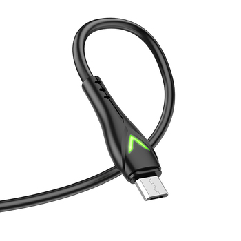 Borofone Cable BX65 Bright - USB to Micro USB - 2A 1 metre black