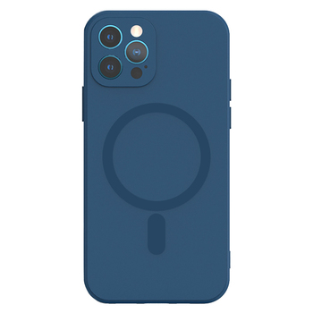 TEL PROTECT MagSilicone Case do Iphone 12 Granatowy