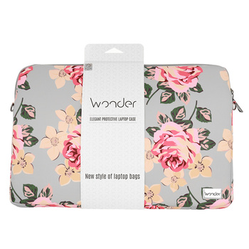 Wonder Sleeve Laptop 13-14 cali róże szare