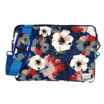 Wonder Sleeve Laptop 17 cali kamelie niebieskie