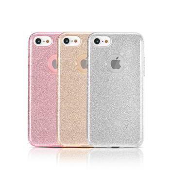 Shining Case do SAMSUNG GALAXY S22 PLUS Srebrny