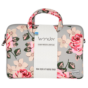 Wonder Briefcase Laptop 15-16 cali róże szare