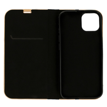 Kabura Book z ramką do Iphone 12 czarna