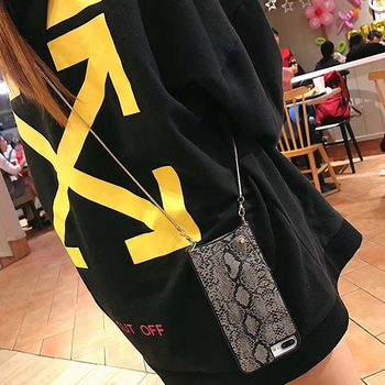 TOREBKA SNAKE Etui Skórzane do IPHONE XS MAX Biała