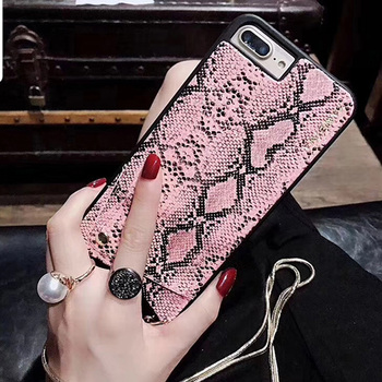 TOREBKA SNAKE Etui Skórzane do IPHONE XS MAX Biała