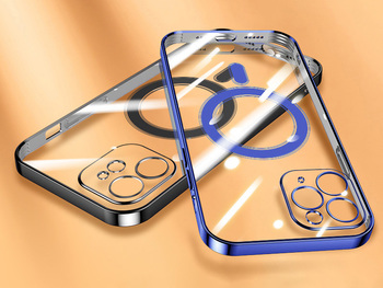 Tel Protect Magsafe Luxury Case do Iphone 13 Mini Granatowy