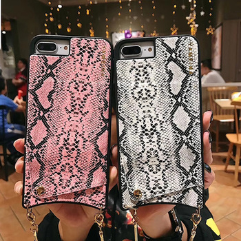 BAG - SNAKE Leather Case - IPHONE XS MAX Gold