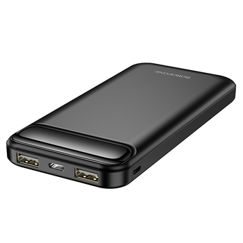 Borofone Power Bank 10000mAh BJ14 Freeway - 2xUSB - czarny