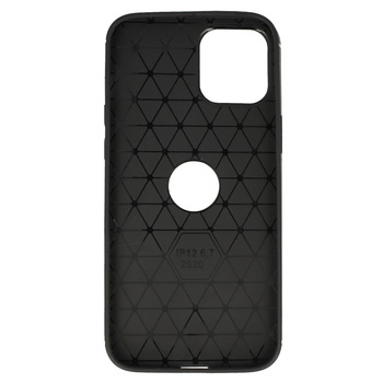 Back Case CARBON for IPHONE 12 PRO MAX Black