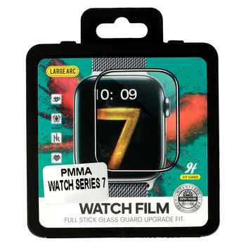 Hartowane szkło HARD PMMA Full Glue Watch Protector do Apple Watch Series 7 45mm