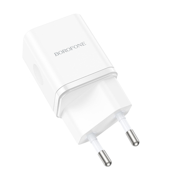 Borofone Ładowarka sieciowa BN6 Field - Typ C - QC 3.0 PD 20W biała