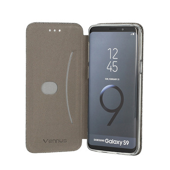 Kabura Vennus Book COTTON do Samsung Galaxy A6 Plus 2018 szara