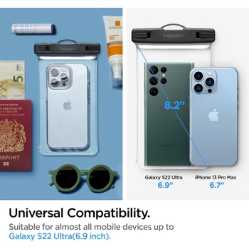 Etui SPIGEN A601 Universal AMP04526 Waterproof Case - Crystal Clear
