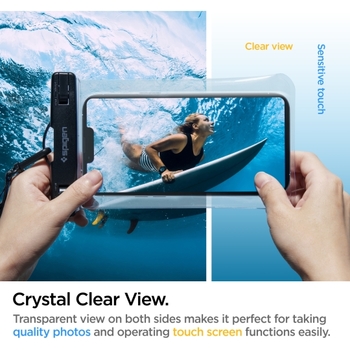Etui SPIGEN A601 Universal AMP04526 Waterproof Case - Crystal Clear