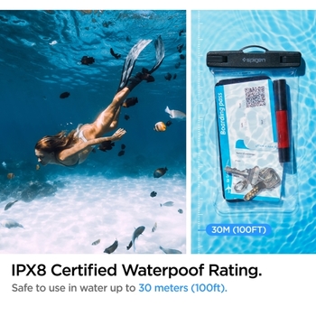 Etui SPIGEN A601 Universal AMP04526 Waterproof Case - Crystal Clear