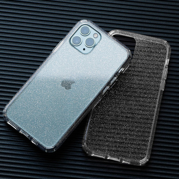 Crystal Glitter Case do Iphone 13 Srebrny