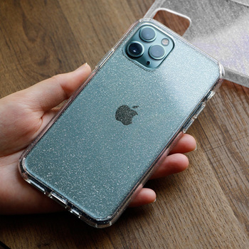 Crystal Glitter Case do Samsung Galaxy A53 5G Srebrny