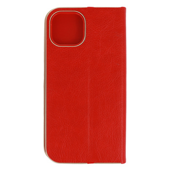 Book Case with frame for Iphone 14 Pro Max red