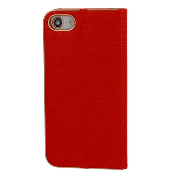 Vennus Book Case with frame for Iphone 14 Pro red