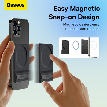 Baseus Foldable Magnetic Bracket (LUXZ010001) black