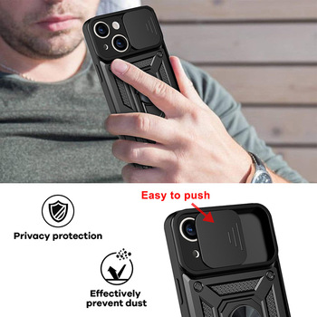 Slide Camera Armor Case do Iphone 12 Czarny
