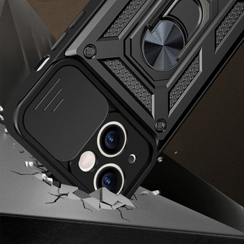 Slide Camera Armor Case do Iphone 12 Pro Czarny