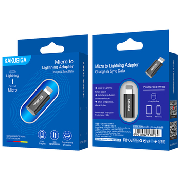 KAKU Adapter KSC-559 Chenxing - Micro USB na Lightning - czarny