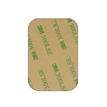 Metal plate for magnet holders - rectangular 35x45mm grey