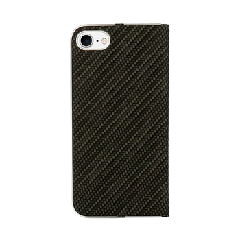 Vennus Book CARBON Case with frame for Iphone 11 Pro black