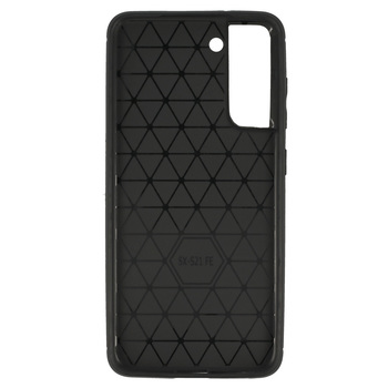 Back Case CARBON do SAMSUNG GALAXY S21 FE Czarny