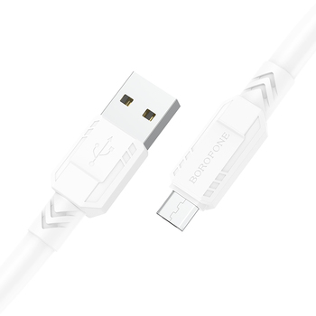 Borofone Cable BX81 Goodway - USB to Micro USB - 2,4A 1 metre white