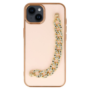 Trend Case do Iphone 14 wzór 4 jasnoróżowy