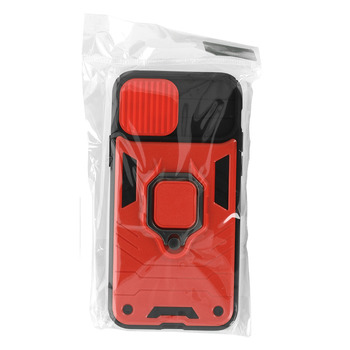 Ring Lens Case do Samsung Galaxy S23 Plus Czerwony