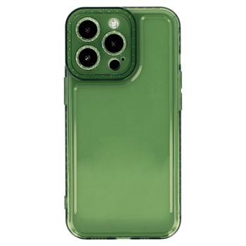 Crystal Diamond 2mm Case do Iphone 13 Pro Przezroczysty zielony