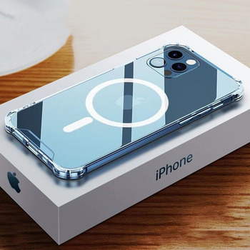 TEL PROTECT MagSilicone Case do Iphone 14 Przezroczysty