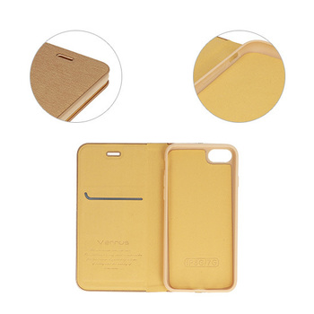 Vennus Book Case with frame for Samsung Galaxy S23 Plus gold
