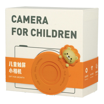 Aparat fotograficzny, kamera dla dzieci C5 48Mpix, ekran dotykowy, WiFi Lion