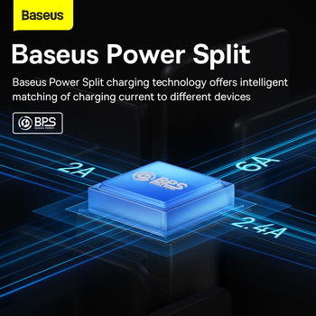 Baseus Cable Flash Series II 3 in 1 - USB to Type C, Lightning, Micro USB - 66W 6A 1,2 metres (CASS040003) blue