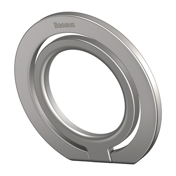 Baseus Uchwyt Halo Series Metal Ring Stand (SUCH000012) srebrny
