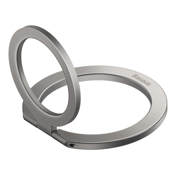 Baseus Uchwyt Halo Series Metal Ring Stand (SUCH000012) srebrny