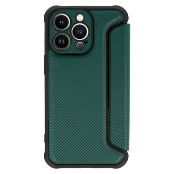 Kabura Razor Carbon Book do Iphone 13 Pro ciemnozielona