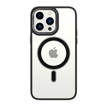 Tel Protect Magnetic Clear Case for Iphone 12 Pro Max Black