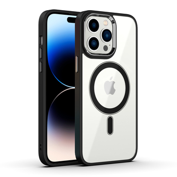 Tel Protect Magnetic Clear Case for Iphone 12 Pro Max Black