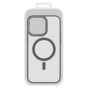 Tel Protect Magnetic Clear Case for Iphone 12 Pro Max Black