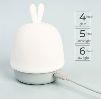 Lampka nocna W-008 Rabbit niebieski