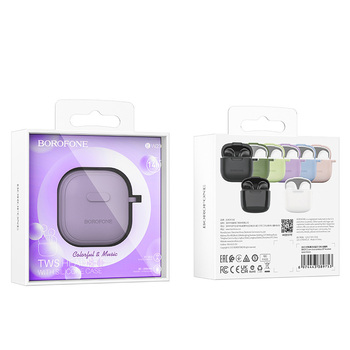 Borofone TWS Bluetooth Earphones BW29 Charm Purple