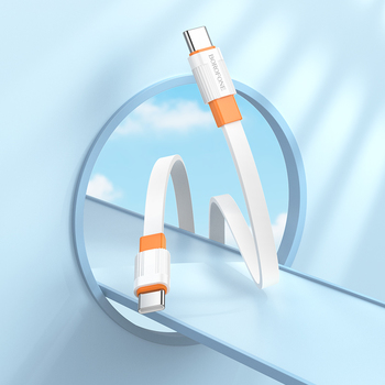 Borofone Cable BX89 Union - Type C to Type C - PD 60W 1 metre white-orange