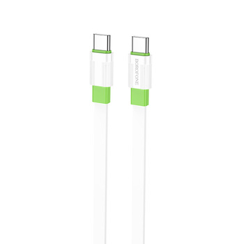 Borofone Cable BX89 Union - Type C to Type C - PD 60W 1 metre white-green